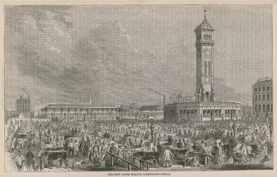 De nieuwe veemarkt, Copenhagen Fields, Londen door English School