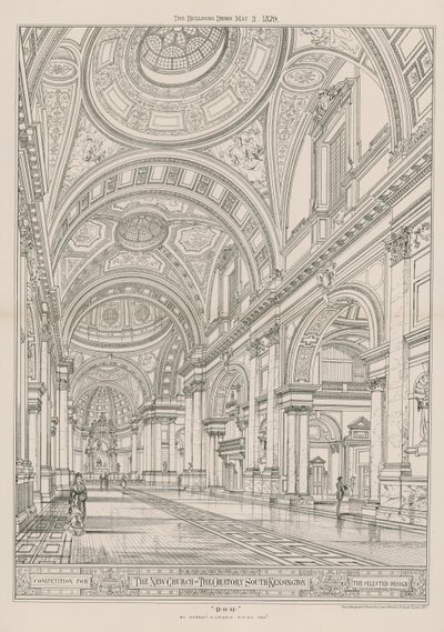 De nieuwe kerk van het Oratorium door English School