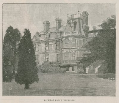 Het nieuwe openbare park in Highgate: Fairseat House door English School