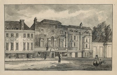 De oude Koninklijke Academie op Pall Mall door English School