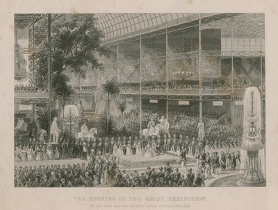 Opening van de Grote Tentoonstelling door Hare Majesteit Koningin Victoria, 1 mei 1851 door English School