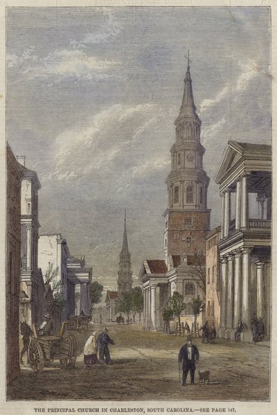 De Hoofdkerk in Charleston, South Carolina door English School