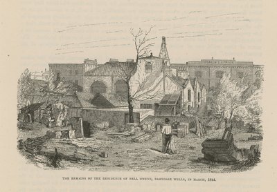 De overblijfselen van de residentie van Nell Gwynn door English School