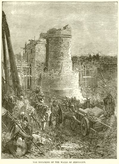 Het Herstellen van de Muren van Jeruzalem door English School