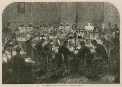 De verslaggeverskamer in het Lagerhuis door English School