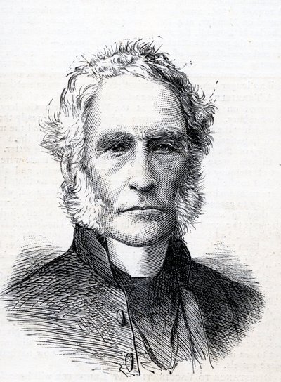 De zeer eerwaarde Alfred Ollivant (1798-1882) Illustratie uit The Graphic 13 januari 1883 door English School