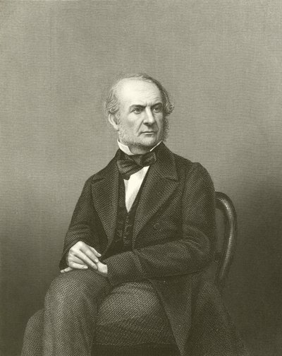 De zeer eerbiedwaardige William Ewart Gladstone door English School