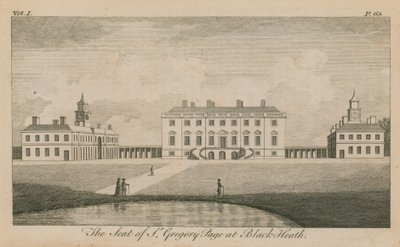 De zetel van Sir Gregory Page Turner door English School