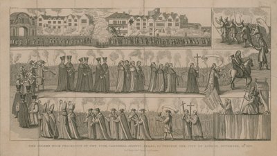 De plechtige schijnprocessie door English School