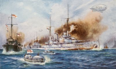 De overgave van de Duitse Hoogzeevloot, 1918 door English School