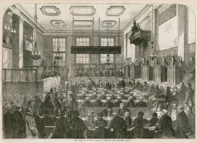 Het proces van William Palmer bij het Centraal Strafhof door English School
