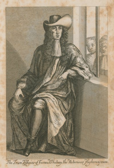 Het ware beeltenis van James Whitney, de beruchte struikrover door English School