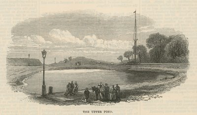 De bovenste vijver, Hampstead Heath door English School