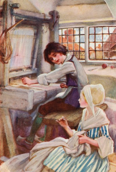 De wevers van Lyon, Frankrijk door English School
