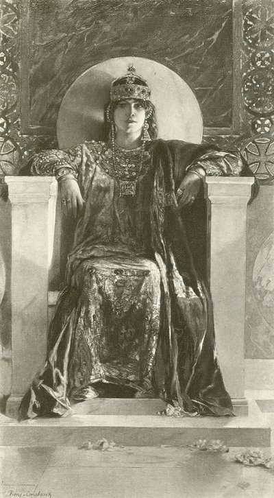 Theodora (gravure) door English School