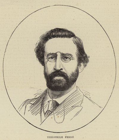 Theophile Ferre (gravure) door English School