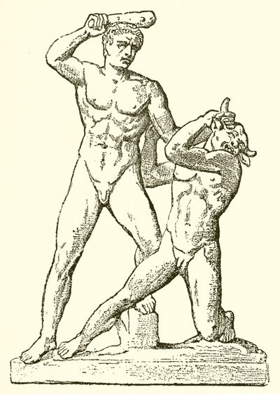 Theseus en de Minotaurus door English School