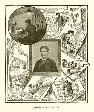 Thomas Alva Edison door English School