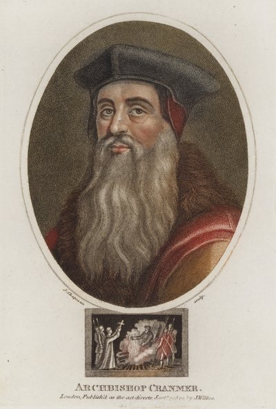 Thomas Cranmer, aartsbisschop van Canterbury door English School