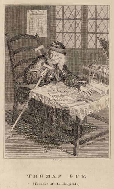 Thomas Guy, Oprichter van het Ziekenhuis door English School