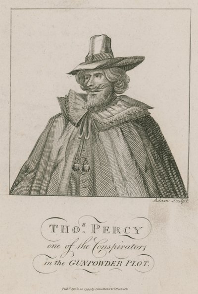 Thomas Percy, een van de samenzweerders in het Buskruitcomplot door English School