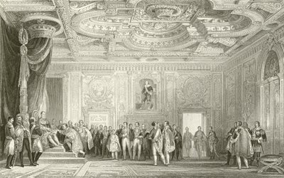 Troonzaal, Fontainebleau door English School