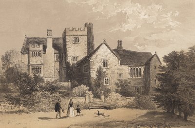 Throwley Hall, Staffordshire door English School