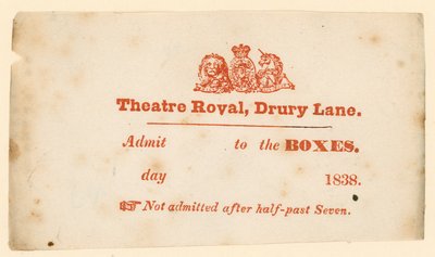 Ticket voor Drury Lane Theatre, Londen door English School