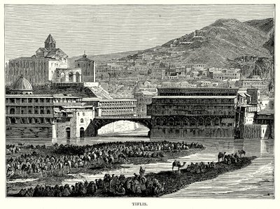 Tbilisi (gravure) door English School