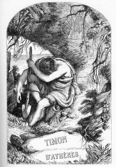 Timon van Athene (Het leven van Tymon van Athene) - Illustratie in 