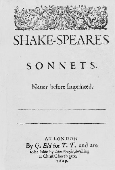 Titelpagina van Shakespeare