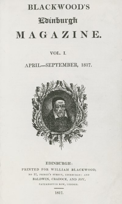 Titelpagina van de eerste editie van Blackwood