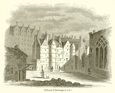 Tolbooth van Edinburgh, in 1630 door English School