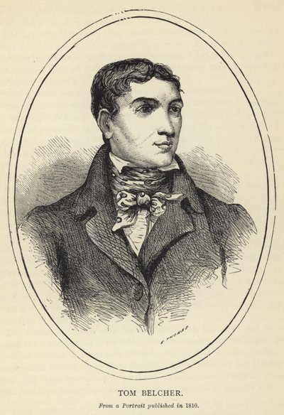Tom Belcher, naar een portret gepubliceerd in 1810 door English School