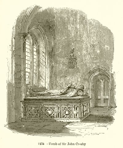 Graf van Sir John Crosby door English School