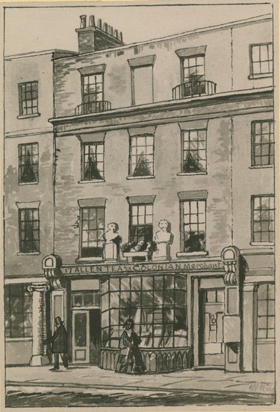 Toms Coffee House, 17 Russell Street, Covent Garden door English School