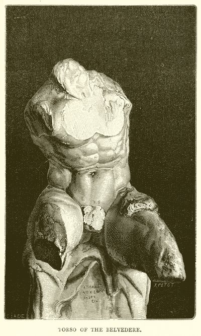 Torso van de Belvedere door English School