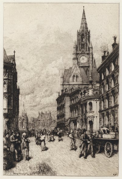 Stadhuis, Manchester door English School