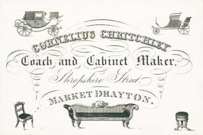 Handelskaart, Cornelius Critchley door English School