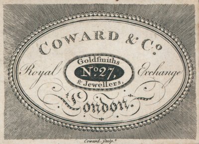 Handelskaart, Coward & Co door English School
