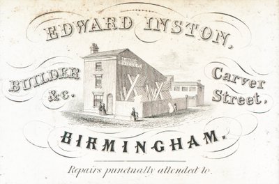 Handelskaart, Edward Inston door English School