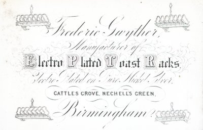 Handelskaart, Frederic Gwyther door English School