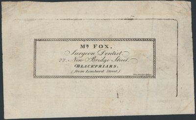 Handelskaart, Mr Fox door English School