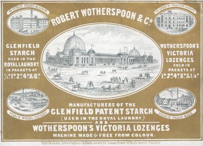 Handelskaart, Robert Wotherspoon & Co door English School
