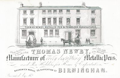 Handelskaart, Thomas Newey door English School