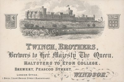 Handelskaart, Twinch Brothers door English School