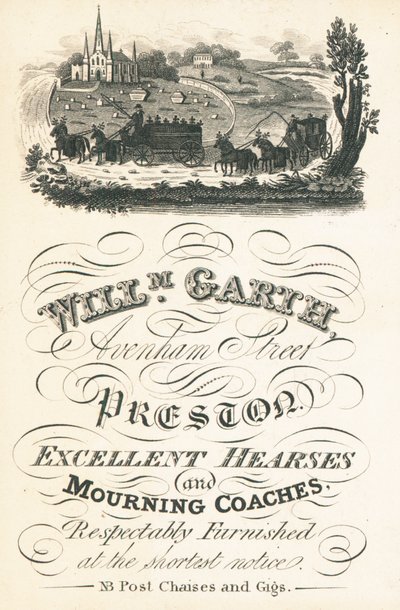 Handelskaart, William Garth door English School