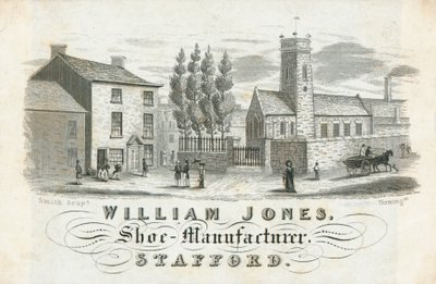 Handelskaart, William Jones door English School
