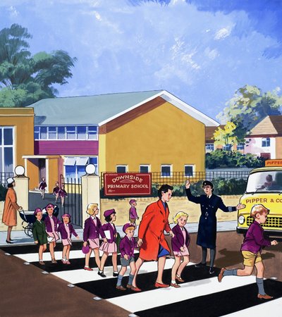 Verkeersregelaar door English School