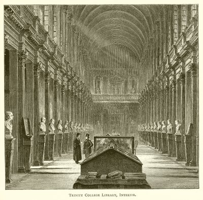 Trinity College Bibliotheek, interieur door English School